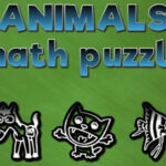 Animals math puzzles