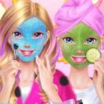 Best Friends Sleepover Party – Makeover Game