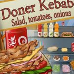 Doner Kebab : Salad Tomatoes Onions