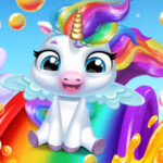 Glitter Unicorn Dress Up Girls