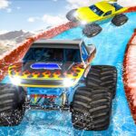 Monster Truck Water Surfing : Truck Racing Games