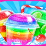 Rainbow Frozen Slushy Truck: Ice Candy Slush Maker