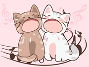 duet cats cute cat music new year